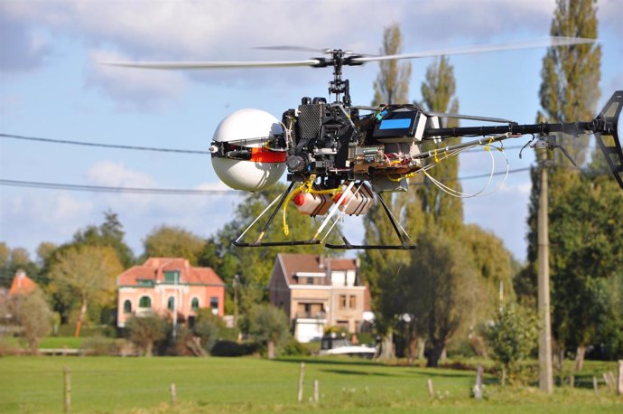 Un vehículo aéreo ayuda a controlar el proceso vitivinícola