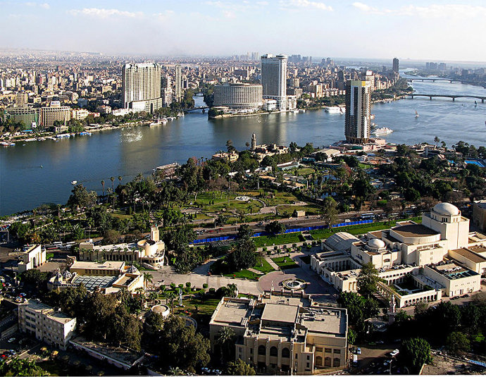 Río Nilo. El Cairo
