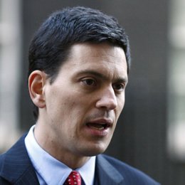 el ministro britanico de Asuntos Exteriores David Miliband