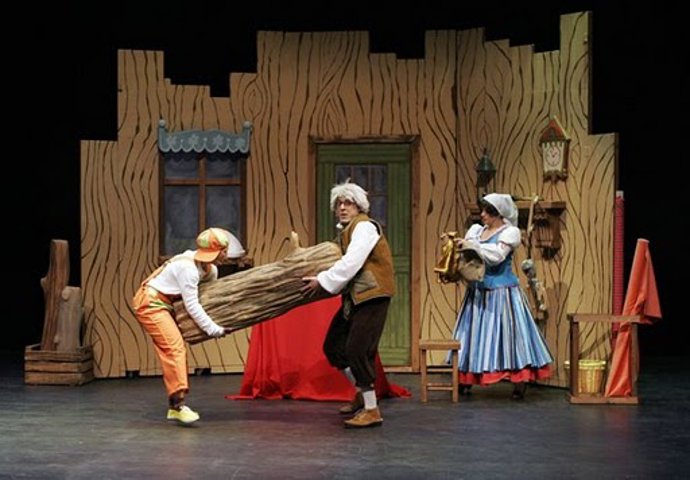 Un momento de la función de 'Pinocho'