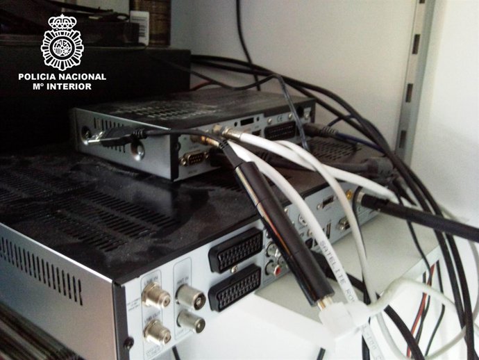 Descodificador intervenido.