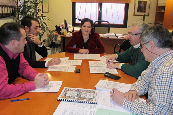 Un momento de la reunión