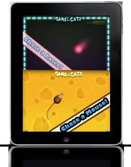 ipad aplicaicón de juego para gatos desde ipadgameforcats