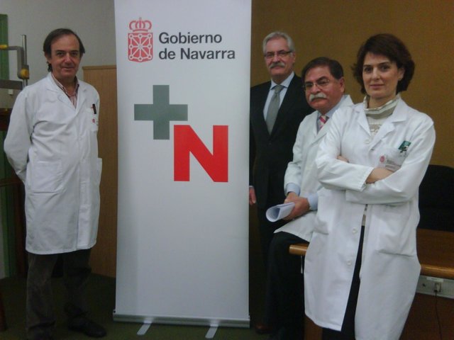 José Ramos, Fernando Boneta, Enrique Maraví e Isabel Jiménez.