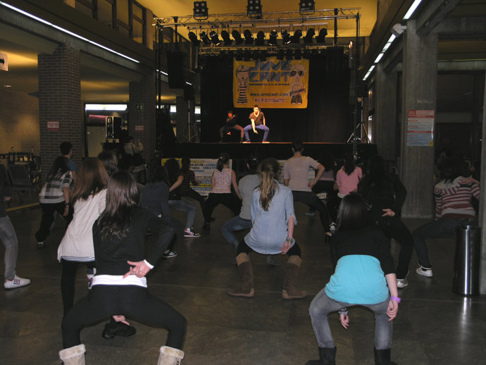 Un momento del taller