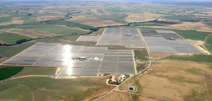 Instalación solar Solnova de Abengoa