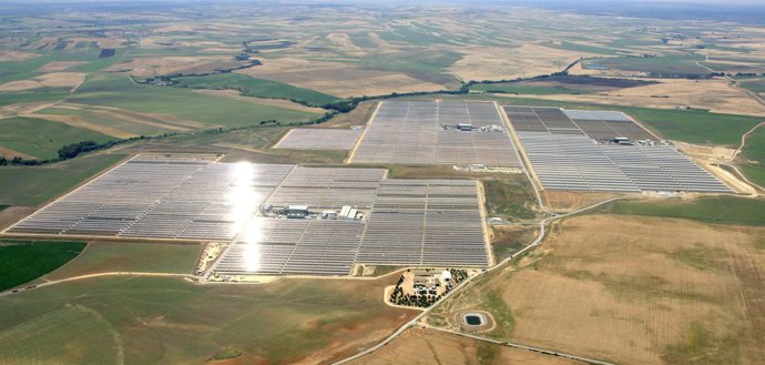 Instalación solar Solnova de Abengoa