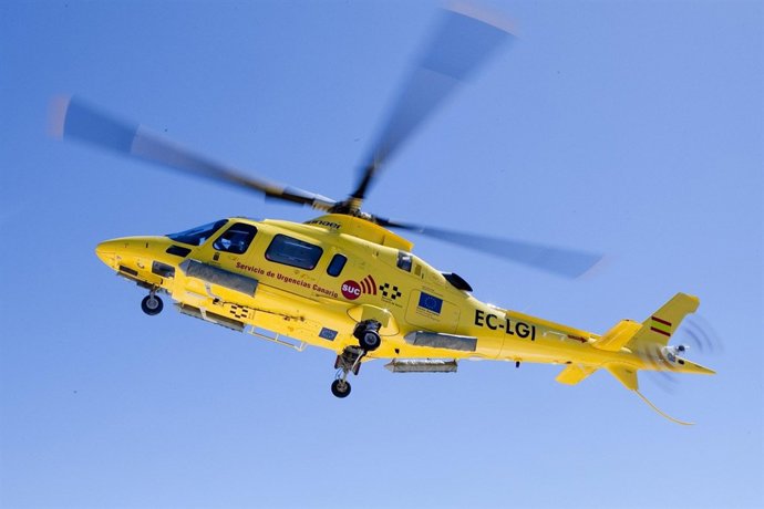 Helicóptero medicalizado del Servicio de Urgencias Canario (SUC)