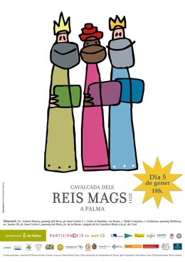 Póster de la Cabalgata de Reyes 2011