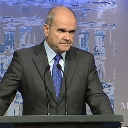 Manuel Chaves en rueda de prensa