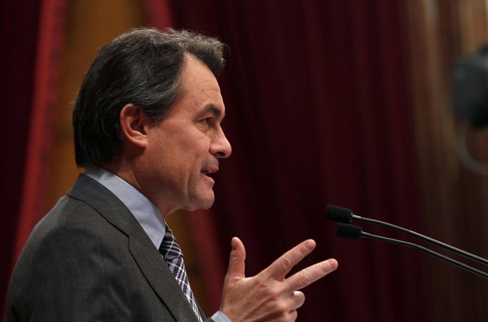 Primer plano de Artur Mas