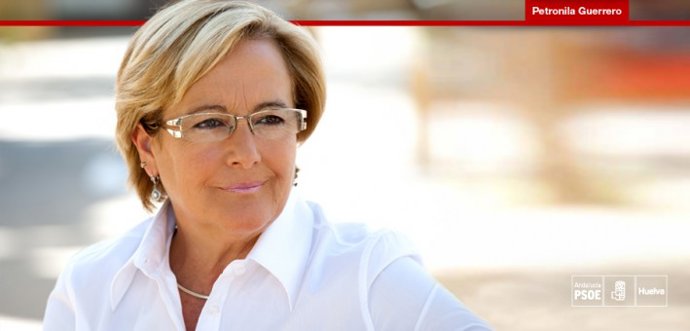 La candidata del PSOE a la Alcadía de Huelva, Petronila Guerrero, en su web "www