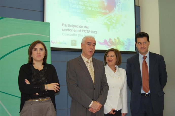 El consejero andaluz de Turismo, Luciano Alonso, este miércoles en un acto en Gr