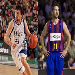 Sergio Llull y Juan Carlos Navarro