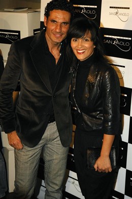 El matrimonio formado por Óscar Higares y Sandra Álvarez 