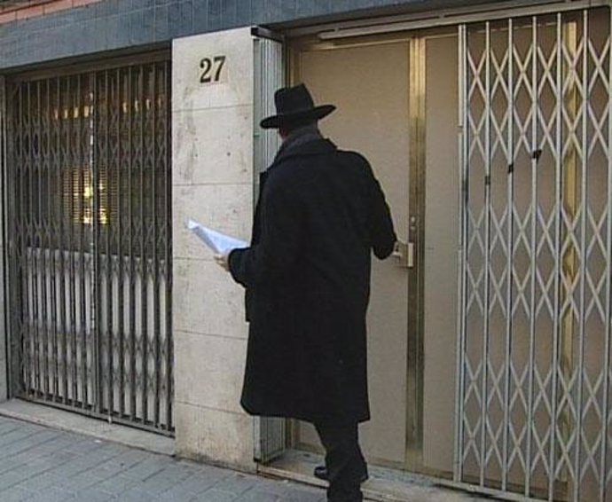 Imagen de una sinagoga en Barcelona