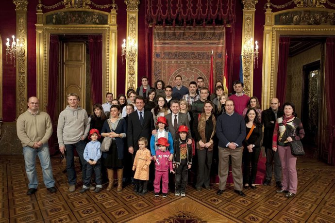 El vicepresidente Miranda recibe a 45 miembros de Navared. 