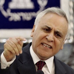 El ex presidente israelí Katsav