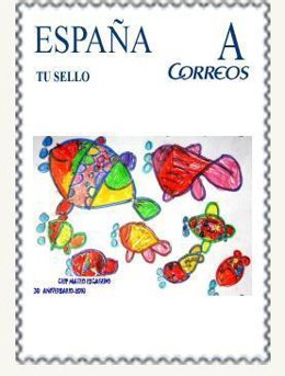 Sello de un alumno del Mateo Escagedo