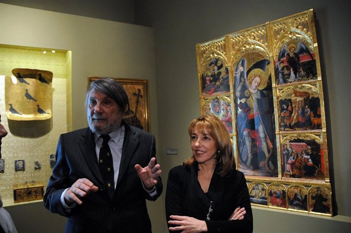 Eduard Mira y Trini Miró en 'Joanot Martorell i la tardor de la cavalleria'