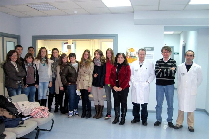 Visita del IES Valle del Saja al CIMA