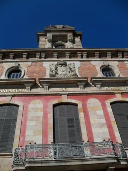 Fachada del Parlament de Catalunya.