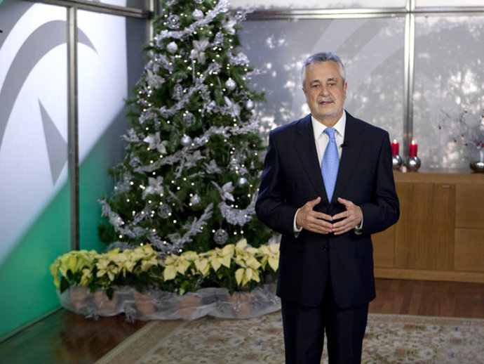 El presidente de la Junta, José Antonio Griñán, pronuncia el tradicional discurs