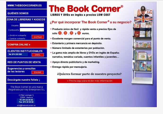 Nueva web de venta online de libros y dvd¡s en inglés 'low cost'