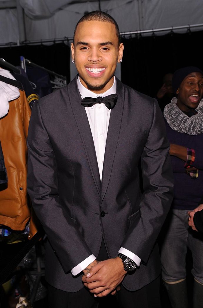 El cantante Chris Brown 