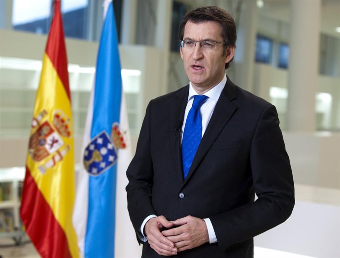 O presidente da Xunta, Alberto Núñez Feijóo, dirixirase aos galegos na Mensaxe d