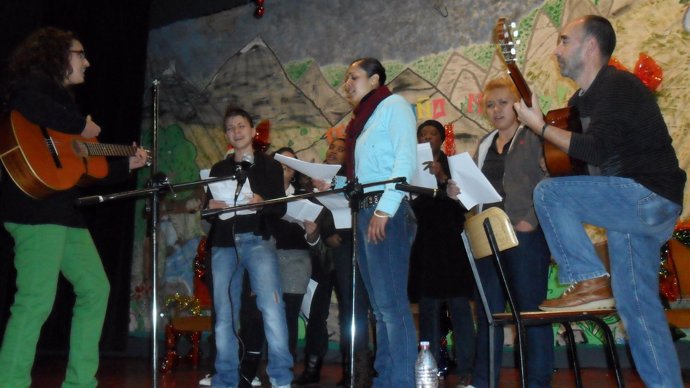Villancico cantado en la prisión de Brieva (Ávila) para prevención del VIH.