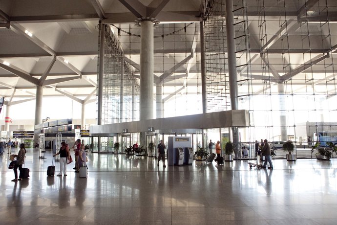 Imagen de la T3 del aeropuerto de Málaga, inaugurada en marzo de 2010 por los Re