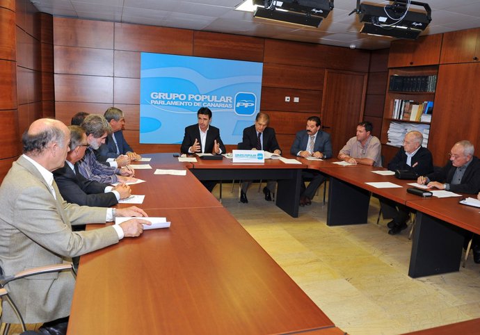 Reunión de José Manuel Soria con la Concap