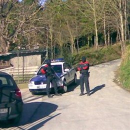 La Ertzaintza custodia el zulo de ETA en Ordizia