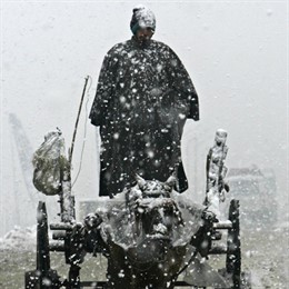 Ola de frío en la India