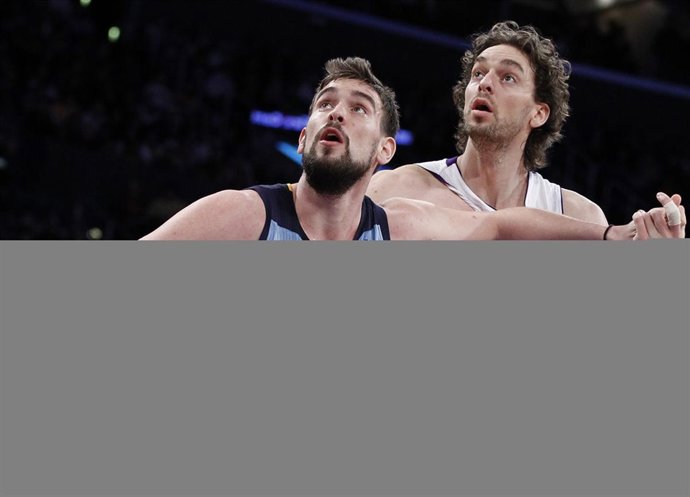 Pau Gasol y Marc Gasol LA Lakers-Memphis Grizzlies