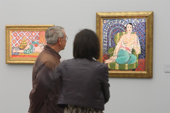 Imagen de la exposición de Matisse que acoge la Alhambra
