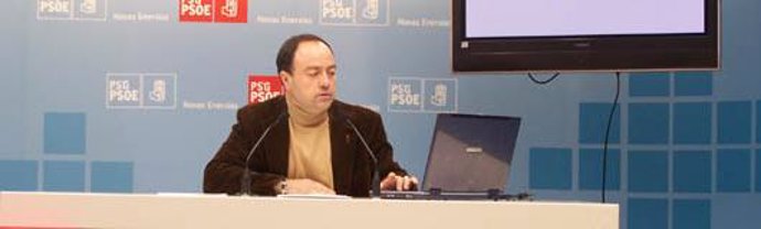 O secretario de Sanidade do PSdeG, Miguel Ángel Fernández