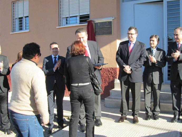 Momento de la inauguración