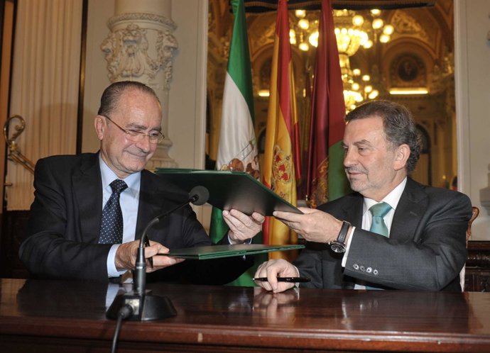 El alcalde de Málaga y el presidente de ADIF