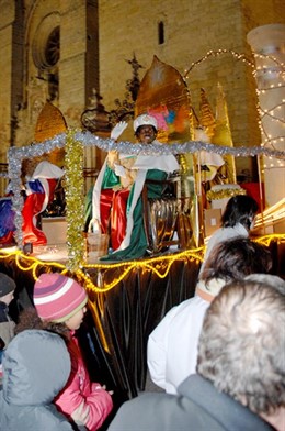 Imagen de una Cabalgata de los Reyes Magos 