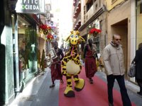 Un remolque con forma de rinoceronte y actores ataviados de jirafa y león desfilarán en la Cabalgata de Reyes de Murcia