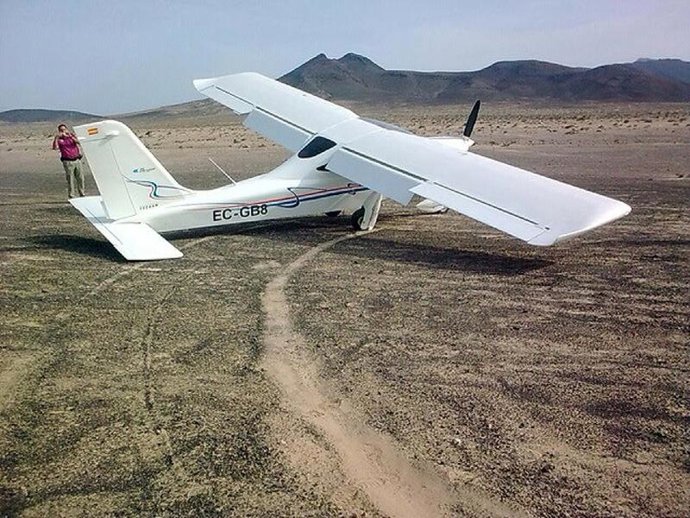 Avioneta accidentada