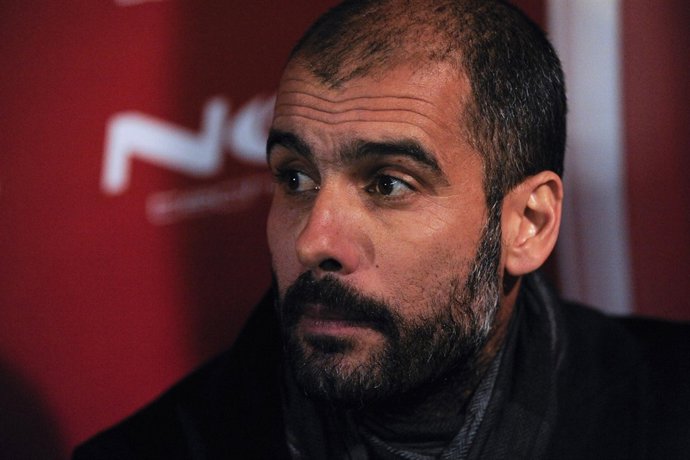 Pep Guardiola del Barcelona
