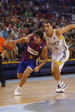 Ricky Rubio Pablo Prigioni Regal Barcelona-Real Madrid