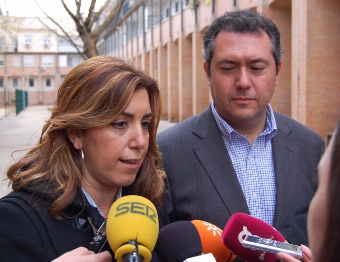 Susana Díaz con Juan Espadas