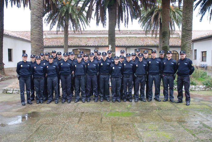 Los 40 nuevos policías en prácticas