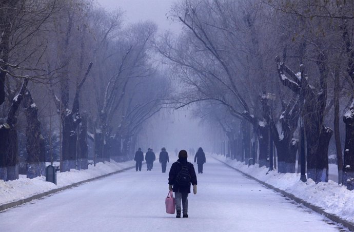 Ola de frío en China