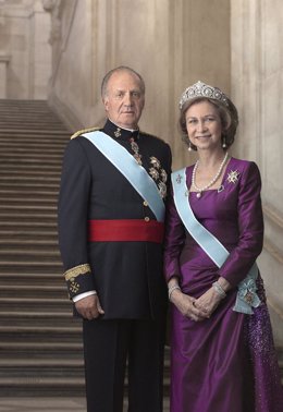 Los Reyes, don Juan Carlos y doña Sofía