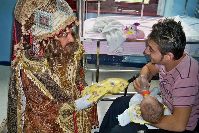 Los Reyes Magos en el Hospital de Basurto de Bilbao